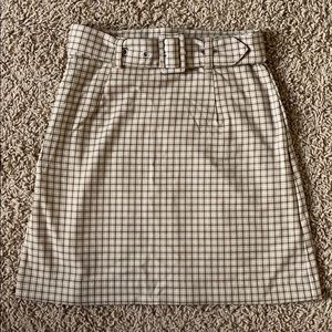 H&M PLAID SKIRT